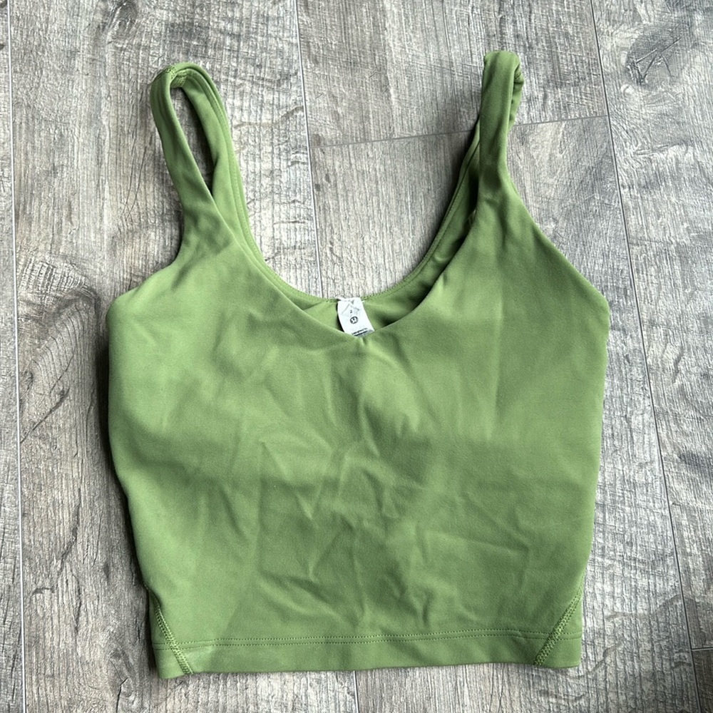 lululemon longline tank/sports bra